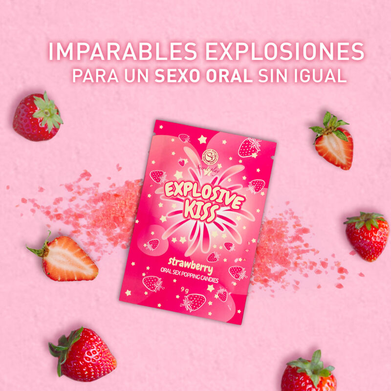 SECRETPLAY - CARAMELOS EXPLOSIVOS FRESA - Imagen 2