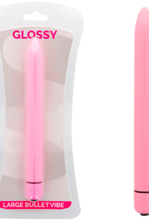 GLOSSY - SLIM VIBRADOR ROSA