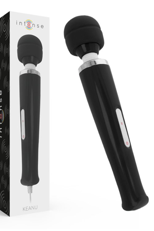 INTENSE – KEANU WAND MASAJEADOR NEGRO