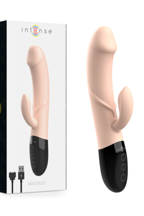 INTENSE – MAGNUS VIBRADOR RECARGABLE DUAL NATURAL