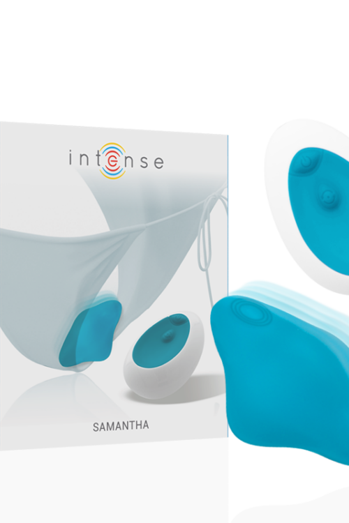 INTENSE – SAMANTHA PANTIE CONTROL REMOTO AZUL
