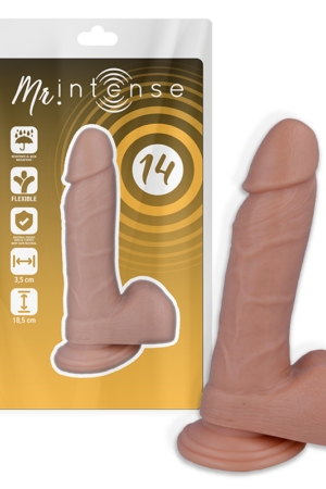 MR INTENSE - 14 PENE REALÍSTICO 18.5 CM -O- 3.8 CM