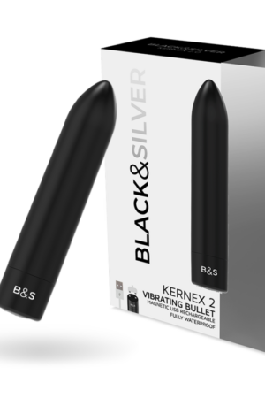 BLACK&SILVER - BALA MAGNETICA VIBRADORA KERNEX 2 NEGRO