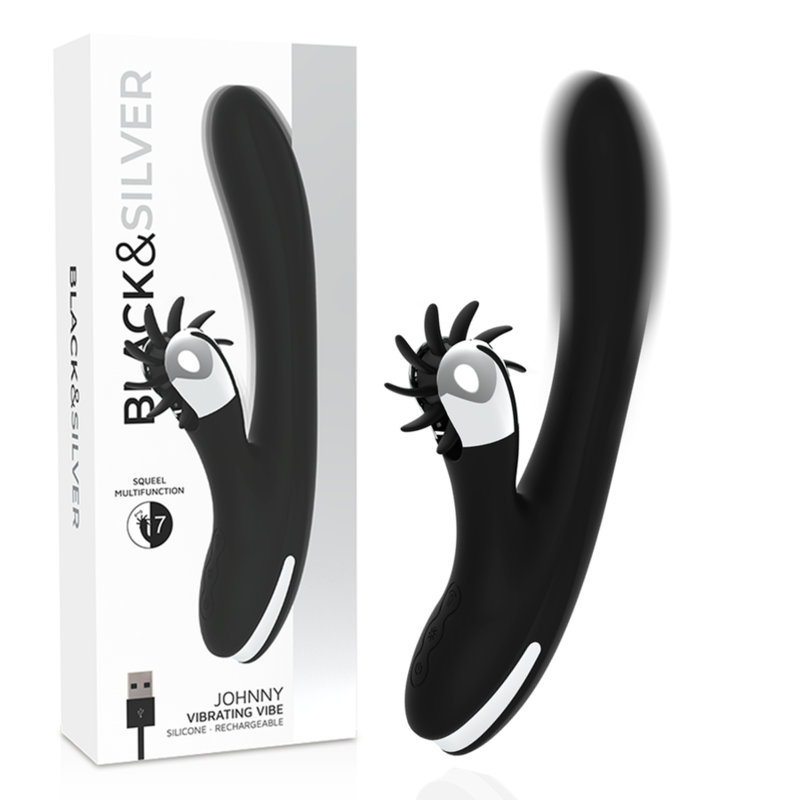 BLACK&SILVER – BUNNY JOHNNY VIBRATING VIBE