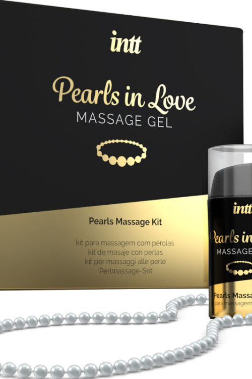 INTT MASSAGE & ORAL SEX – PEARLS IN LOVE CON COLLAR DE PERLAS Y GEL DE SILICONA