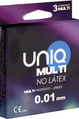 UNIQ - MULTI PRESERVATIVOS SIN LATEX 3 UNIDADES