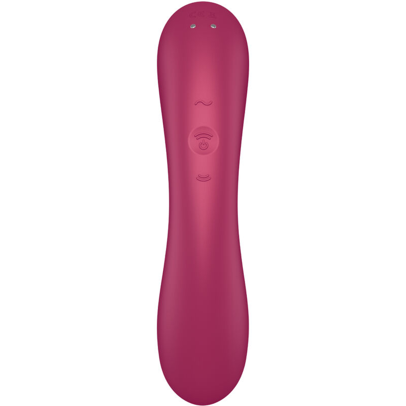SATISFYER - CURVE TRINITY 1 AIR PULSE VIBRATION GRIS - Imagen 5