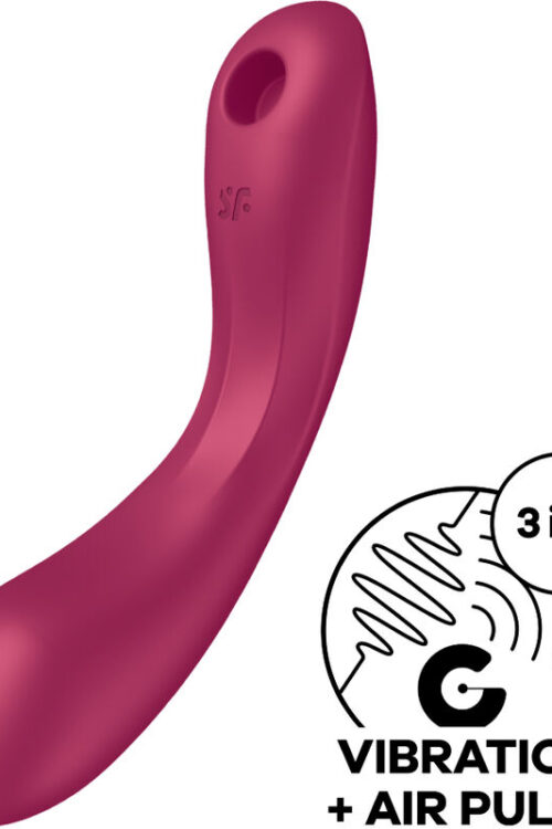 SATISFYER – CURVE TRINITY 1 AIR PULSE VIBRATION GRIS