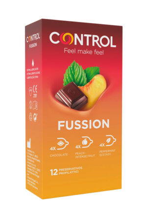 CONTROL - FUSSION PRESERVATIVOS 12 UNIDADES