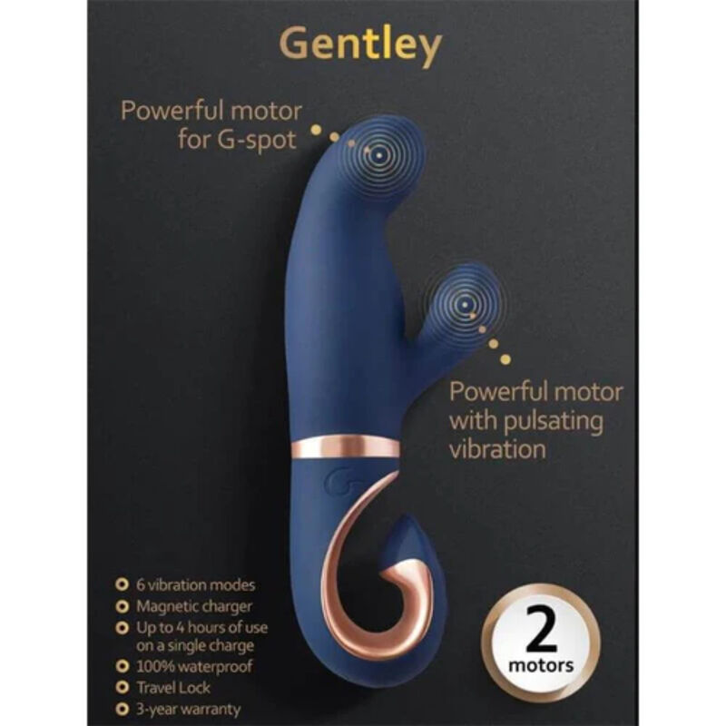G-VIBE - GENTLEY G-SPOT VIBE AZUL CARIBE - Imagen 2
