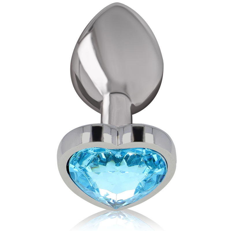 INTENSE - PLUG ANAL METAL ALUMINIO CORAZÓN AZUL TALLA S - Imagen 4