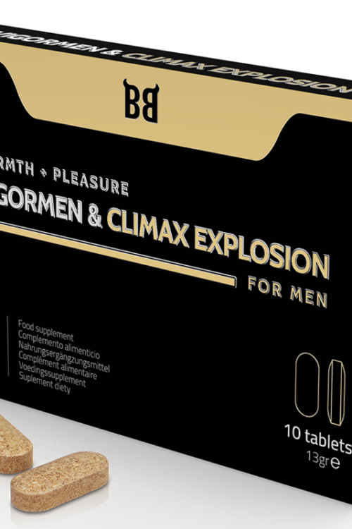 BLACK BULL – VIGORMEN & CLIMAX EXPLOSION MAYOR PLACER PARA HOMBRE 10 CÁPSULAS