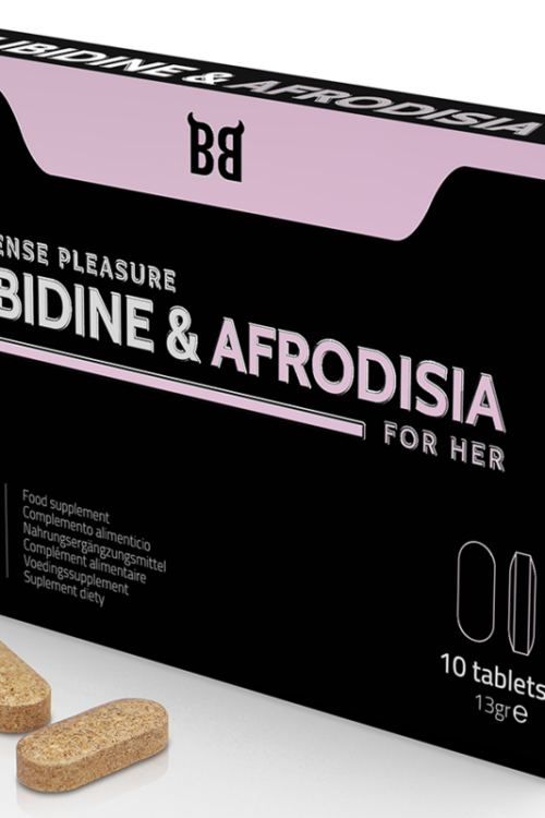 BLACK BULL – LIBIDINE & AFRODISIA PLACER INTENSO PARA MUJER 10 CÁPSULAS