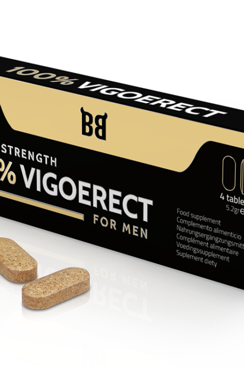 BLACK BULL – 100% VIGOERECT POTENCIADOR PARA HOMBRE 4 CÁPSULAS