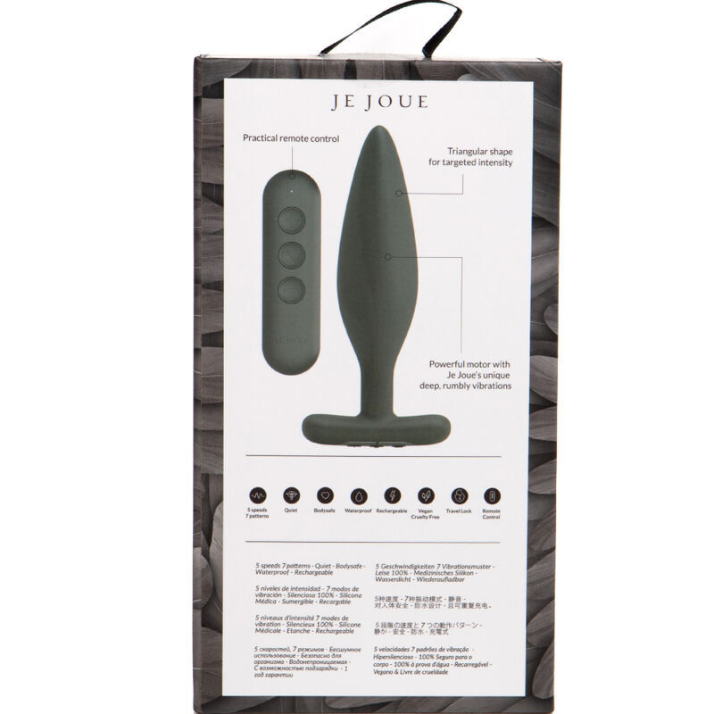 JE JOUE - EGON PLUG ANAL VIBRADOR NEGRO - Imagen 3