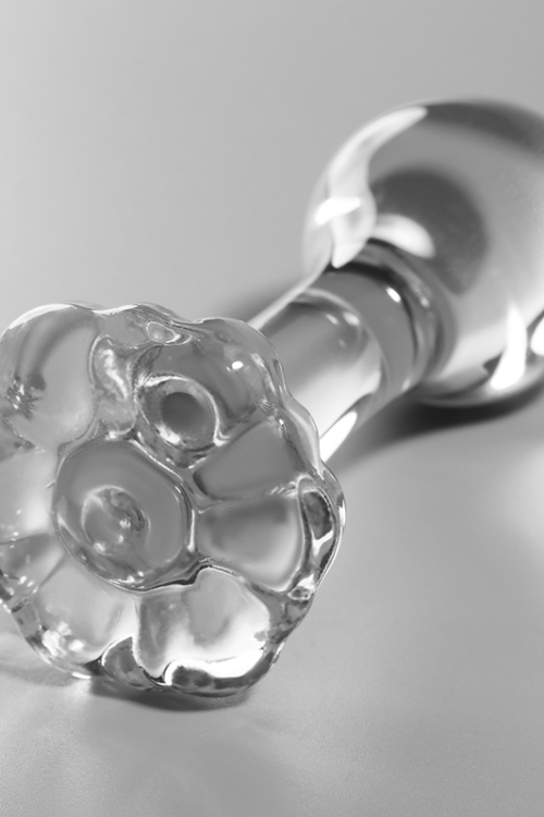 NEBULA SERIES BY IBIZA – MODELO 2 PLUG CRISTAL TRANSPARENTE 11 CM -O- 3.5 CM
