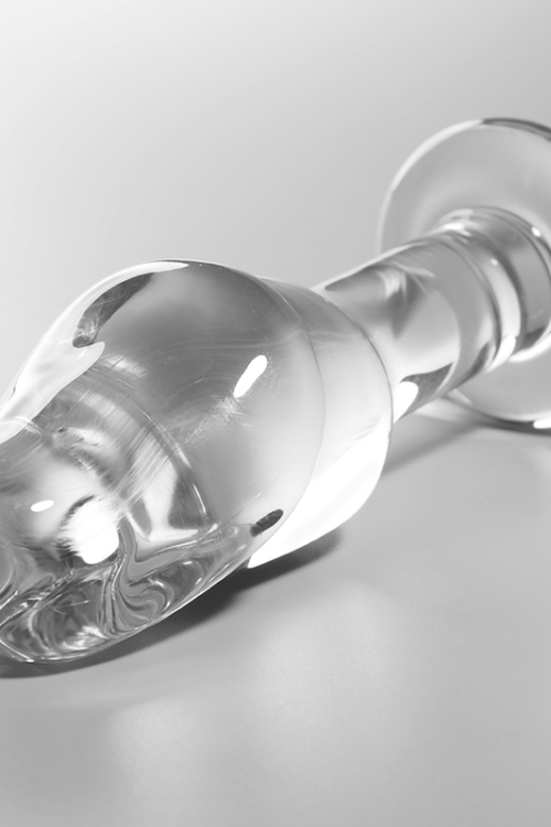 NEBULA SERIES BY IBIZA – MODELO 6 PLUG CRISTAL TRANSPARENTE 12.5 CM -O- 4 CM