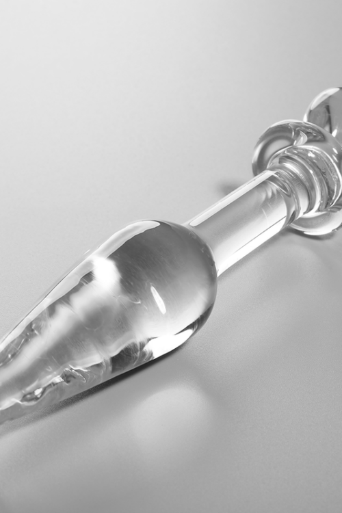 NEBULA SERIES BY IBIZA – MODELO 7 PLUG CRISTAL TRANSPARENTE 13.5 CM -O- 3 CM