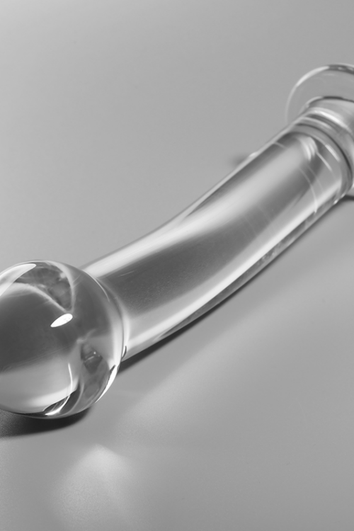 NEBULA SERIES BY IBIZA – MODELO 11 DILDO CRISTAL TRANSPARENTE 16 CM -O- 3 CM