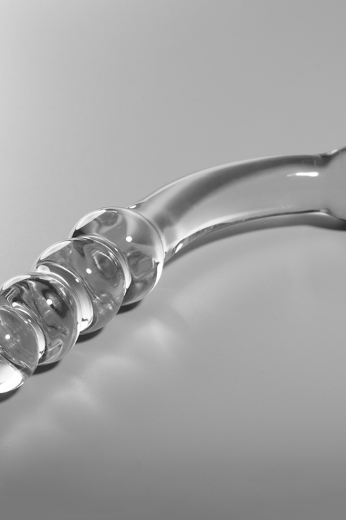NEBULA SERIES BY IBIZA – MODELO 14 DILDO CRISTAL TRANSPARENTE 18.5 CM -O- 3 CM
