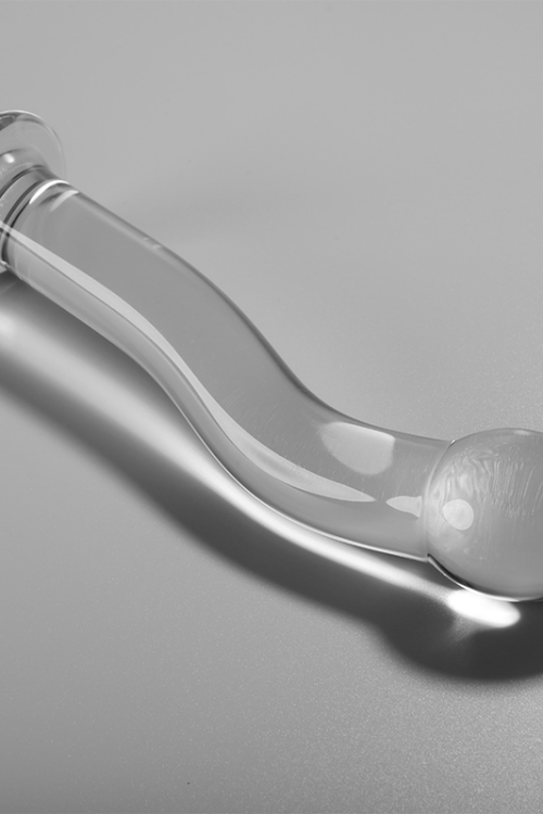 NEBULA SERIES BY IBIZA – MODELO 18 DILDO CRISTAL TRANSPARENTE 18.5 CM -O- 3.5 CM