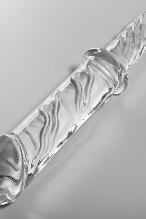 NEBULA SERIES BY IBIZA – MODELO 24 DILDO CRISTAL TRANSPARENTE 28.5 CM -O- 5 CM