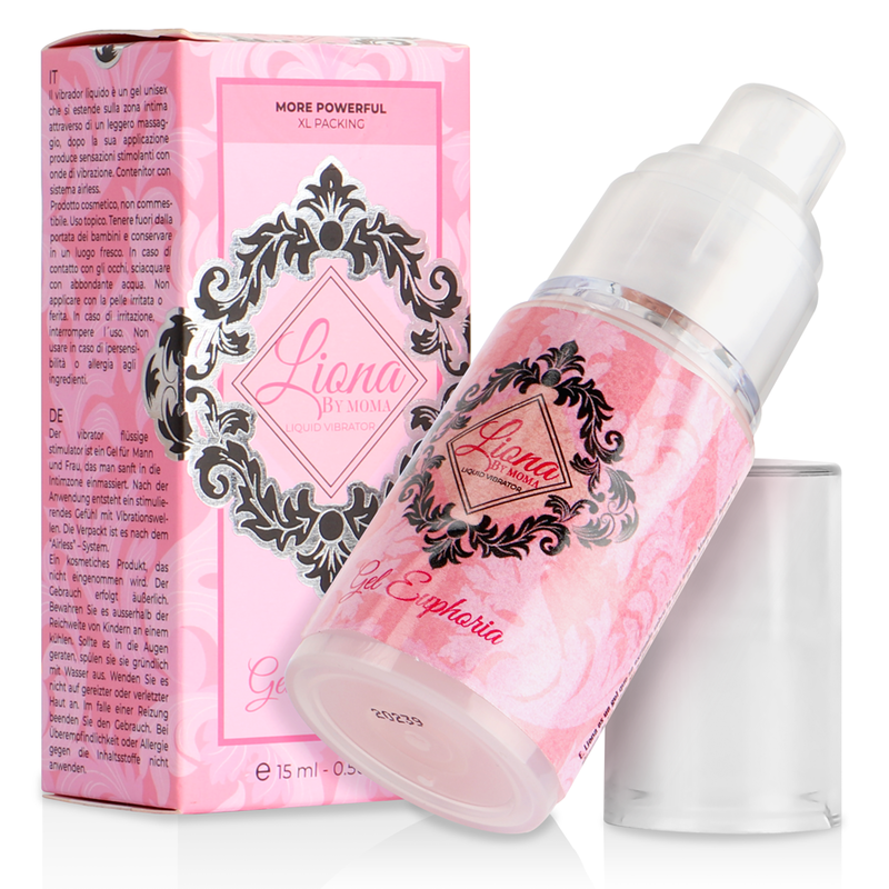 LIONA BY MOMA – VIBRADOR LIQUIDO EUPHORIA GEL 15 ML