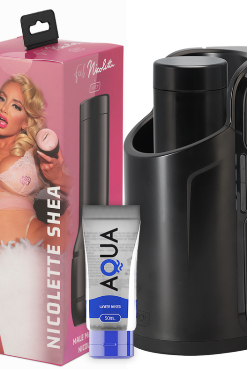 KIIROO – KEON + FEEL NICOLETTE SHEA STROKER + LUBRICANTE AQUA QUALITY 50 ML
