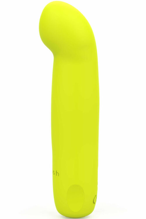 B SWISH – BCUTE CURVE INFINITE CLASSIC VIBRADOR RECARGABLE SILICONA AMARILLO