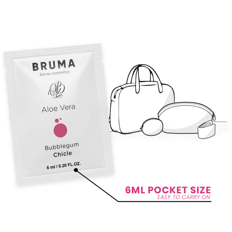 BRUMA - 6 ML GEL DESLIZANTE CON ALOE VERA SABOR A CHICLE - Imagen 5