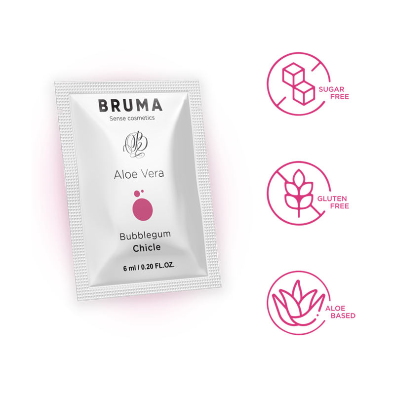 BRUMA - 6 ML GEL DESLIZANTE CON ALOE VERA SABOR A CHICLE - Imagen 3