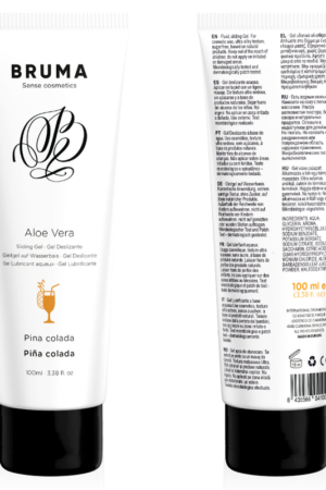 BRUMA - GEL DESLIZANTE CON ALOE VERA SABOR A PIÑA COLADA 100 ML