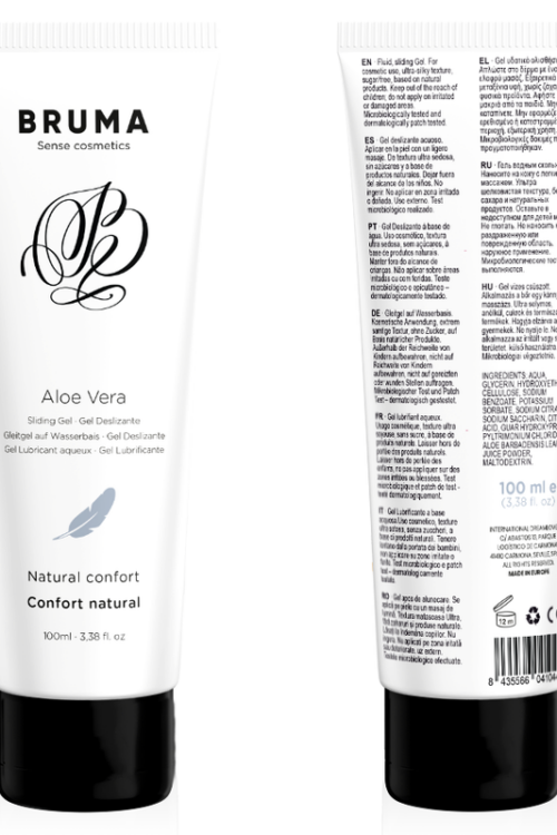 BRUMA – GEL DESLIZANTE CON ALOE VERA CONFORT NATURAL 100 ML