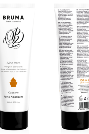 BRUMA - GEL DESLIZANTE CON ALOE VERA SABOR A TARTA AMERICANA 100 ML