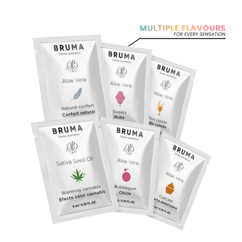 BRUMA - 6 ML GEL DESLIZANTE CON ALOE VERA SABOR A CHICLE - Imagen 6