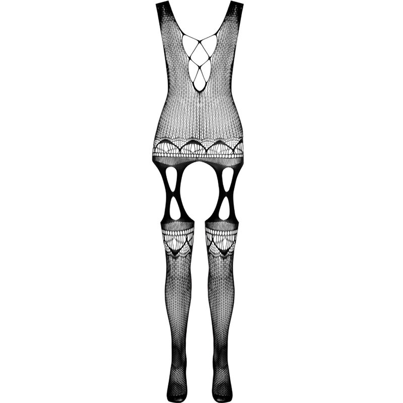 PASSION - BS099 BODYSTOCKING NEGRO TALLA UNICA - Imagen 3