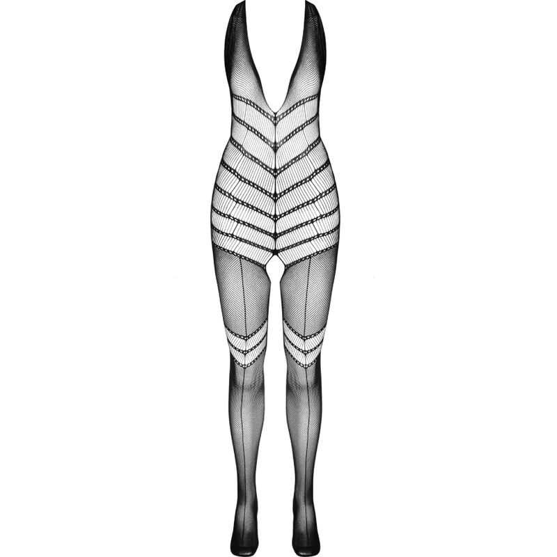 PASSION - BS100 BODYSTOCKING NEGRO TALLA UNICA - Imagen 2
