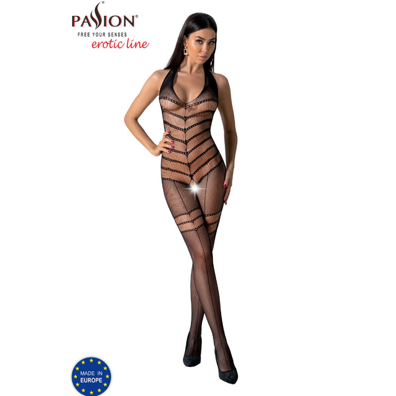 PASSION - BS100 BODYSTOCKING NEGRO TALLA UNICA - Imagen 6