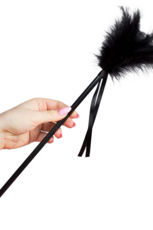 SECRETPLAY - PLUMERO PLUMAS NEGRO 40 CM
