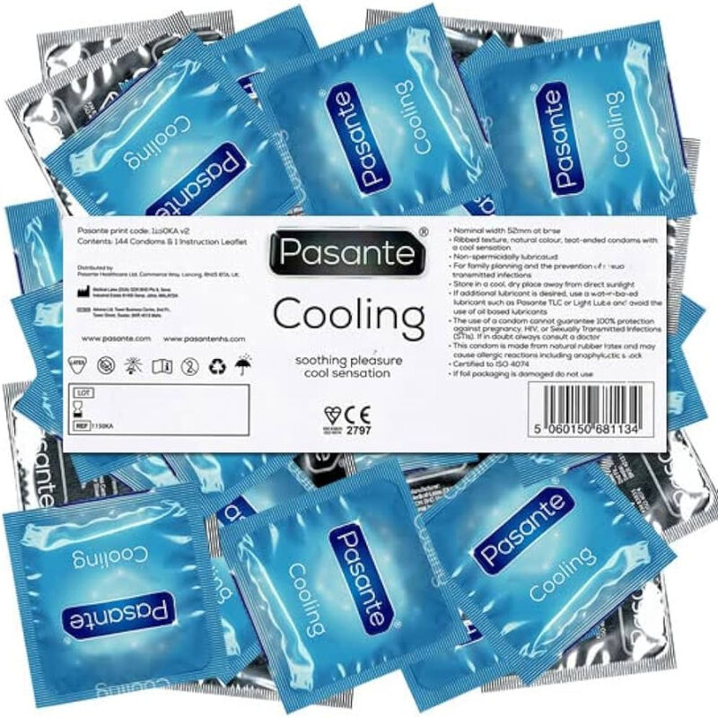 PASANTE - PRESERVATIVO EFECTO FRIO BOLSA 144 UNIDADES - Imagen 2