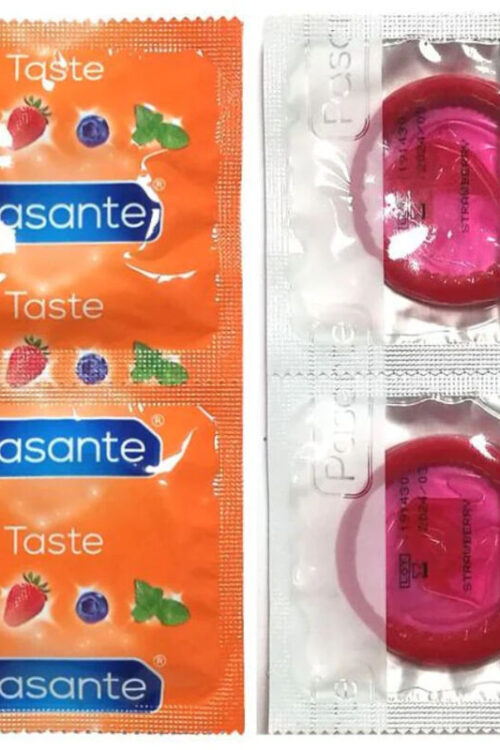 PASANTE – PRESERVATIVO SABOR FRESA BOLSA 144 UNIDADES
