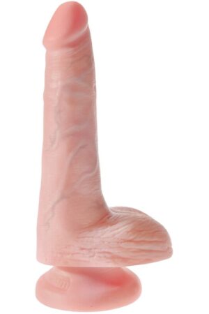 KING COCK - PENE REALÍSTICO CON TESTÍCULOS 13.5 CM NATURAL