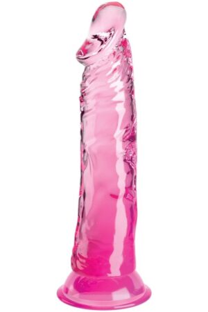 KING COCK - CLEAR PENE REALÍSTICO 19.7 CM ROSA