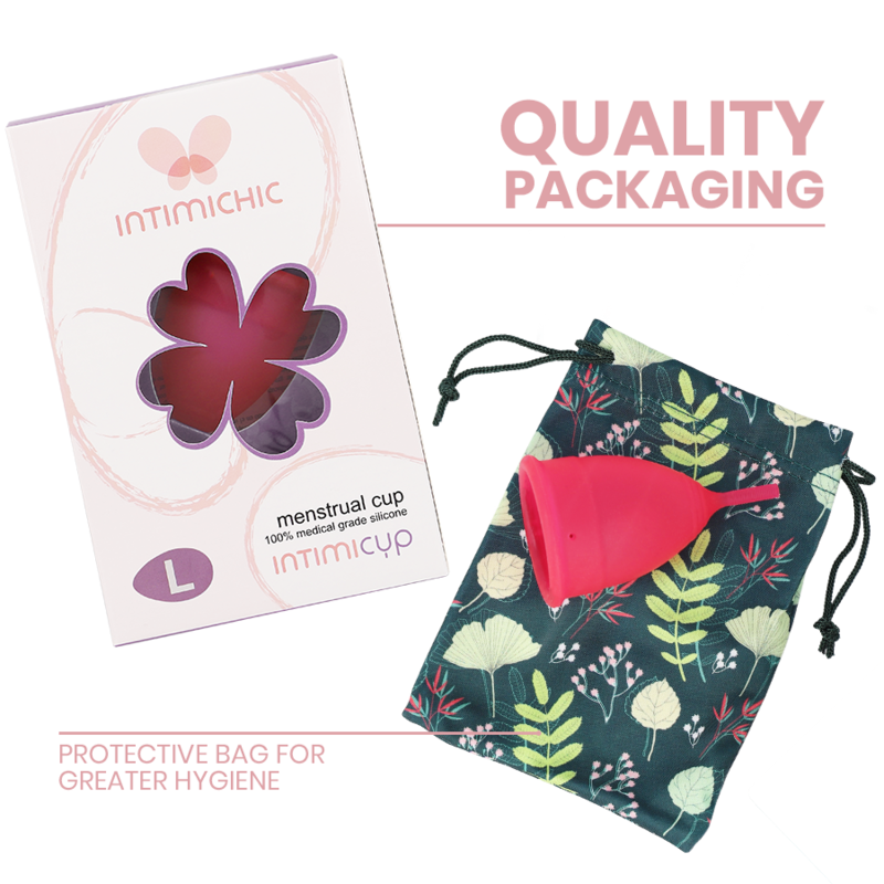 INTIMICHIC - COPA MENSTRUAL SILICONA MEDICA - TALLA L - Imagen 2