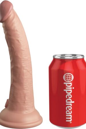 KING COCK - ÉLITE DILDO REALÍSTICO SILICONA 17.8 CM