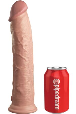 KING COCK - ÉLITE DILDO REALÍSTICO SILICONA 28 CM