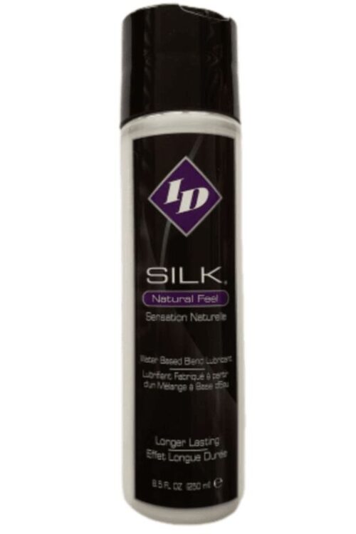 ID SILK – LUBRICANTE BASE AGUA Y SILICONA NATURAL FEEL 250 ML