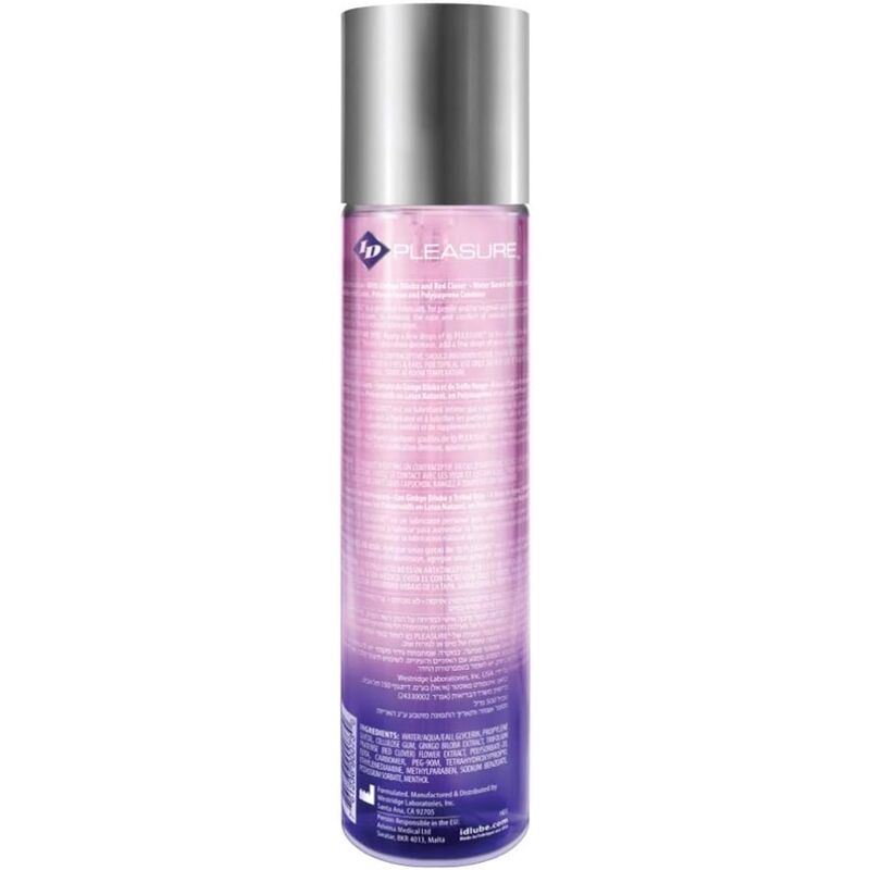ID PLEASURE - LUBRICANTE BASE AGUA TINGING SENSATION 500 ML - Imagen 4