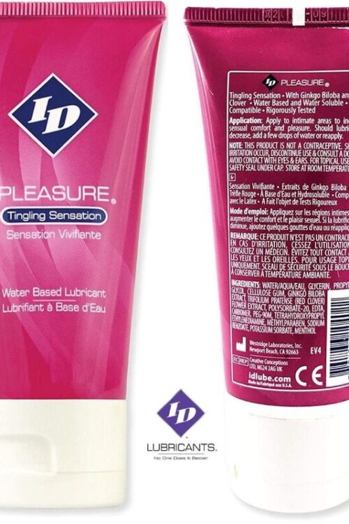 ID PLEASURE – LUBRICANTE BASE AGUA TINGING SENSATION TRAVEL TUBE 60 ML