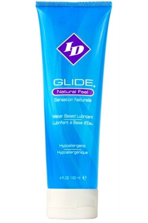 ID GLIDE – LUBRICANTE BASE AGUA ULTRA LONG LASTING TRAVEL TUBE 120 ML